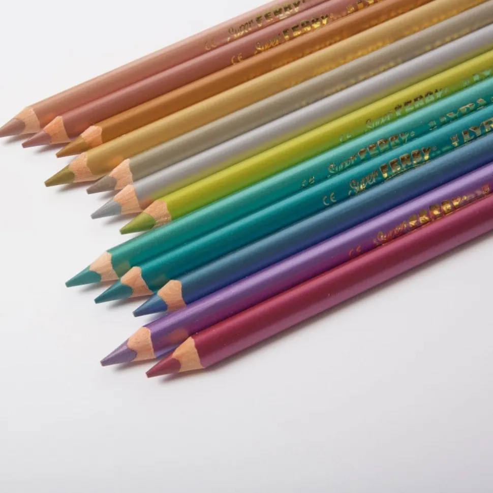 Lyra Super Ferby Lacquered 12 Metallic Pencils