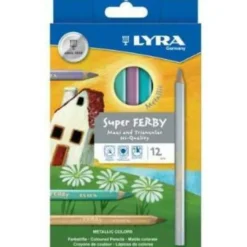 Lyra Super Ferby Lacquered 12 Metallic Pencils