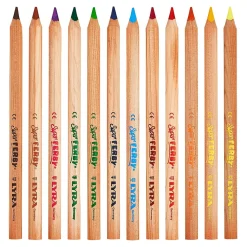 Lyra Super Ferby unlacquered Waldorf 12 assorted colours