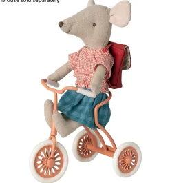 Maileg Abri a Tricycle for Mouse Coral