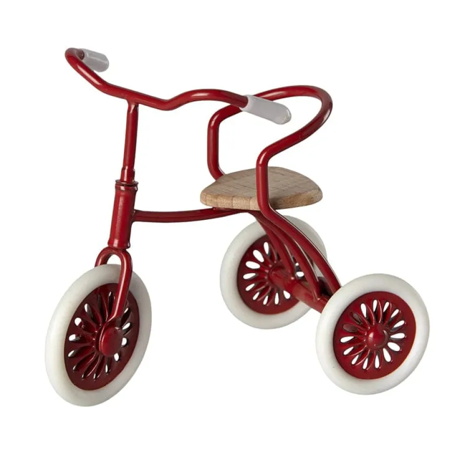 Maileg Abri a Tricycle Mouse Red