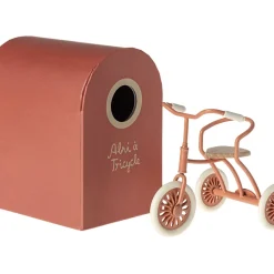 Maileg Abri a Tricycle Mouse Coral 2024