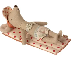 Maileg Air Mattress Mouse Red Dot