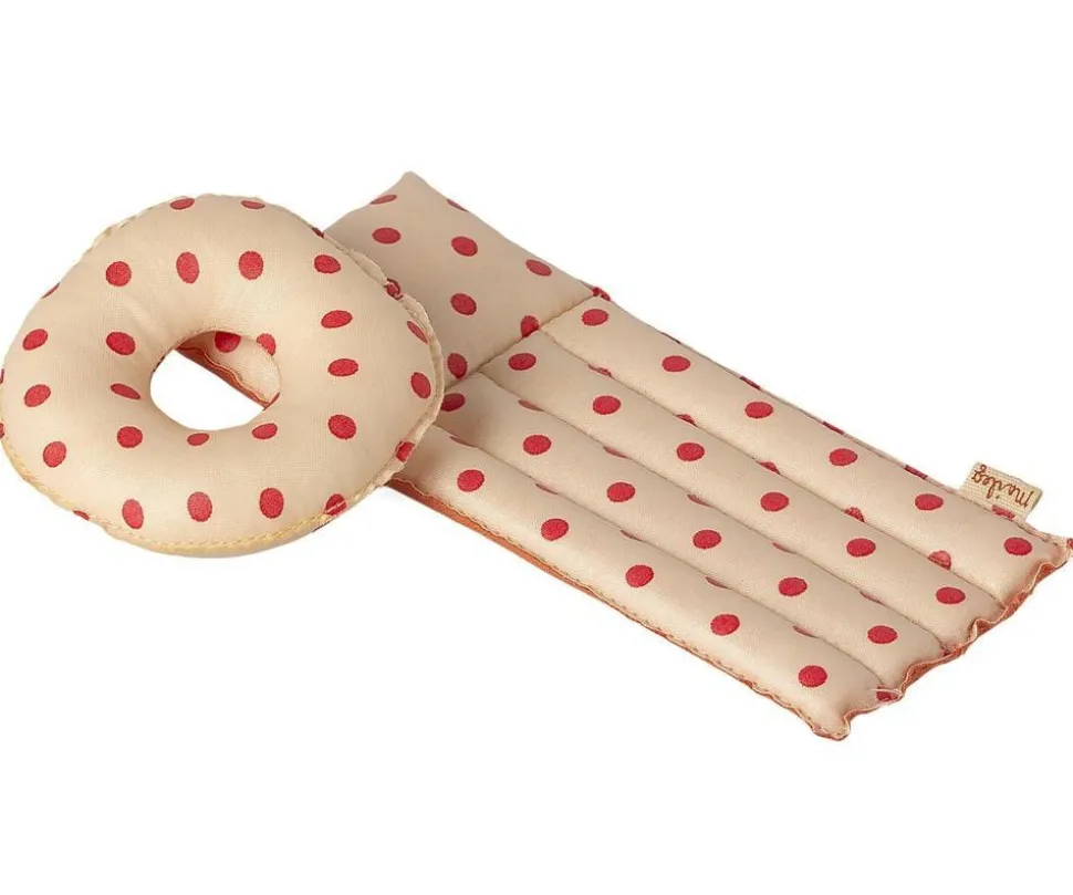 Maileg Air Mattress Mouse Red Dot