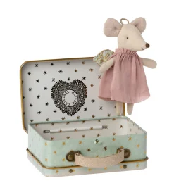 Maileg Angel Mouse in Suitcase