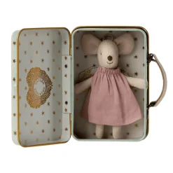 Maileg Angel Mouse in Suitcase