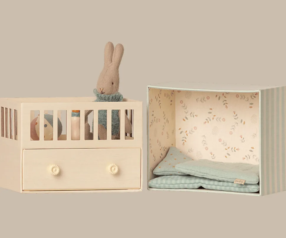 Maileg Baby Room With Micro Rabbit