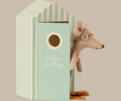 Maileg Beach Mouse Big Brother in Cabin