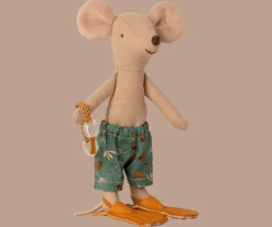 Maileg Beach Mouse Big Brother in Cabin
