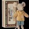 Maileg Big Brother Mouse in Matchbox