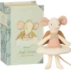Maileg Big Sister Angel Mouse in Book