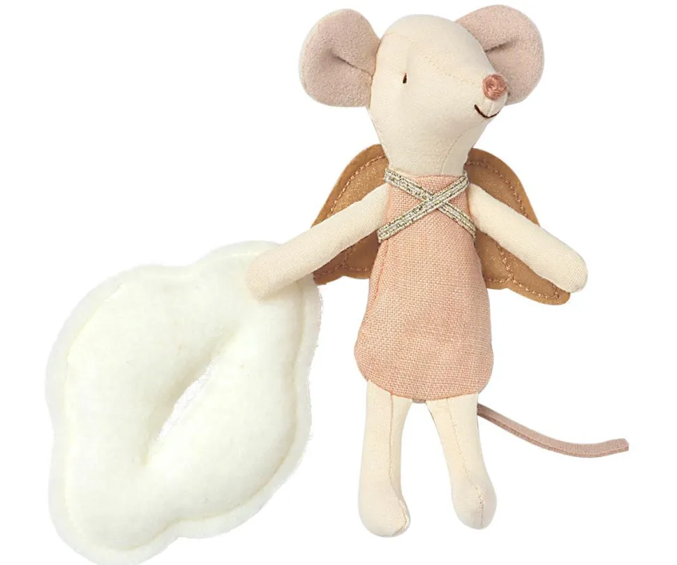Maileg Big Sister Angel Mouse in Book