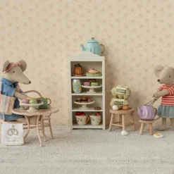 Maileg Cafe Set Mouse Big pale pink