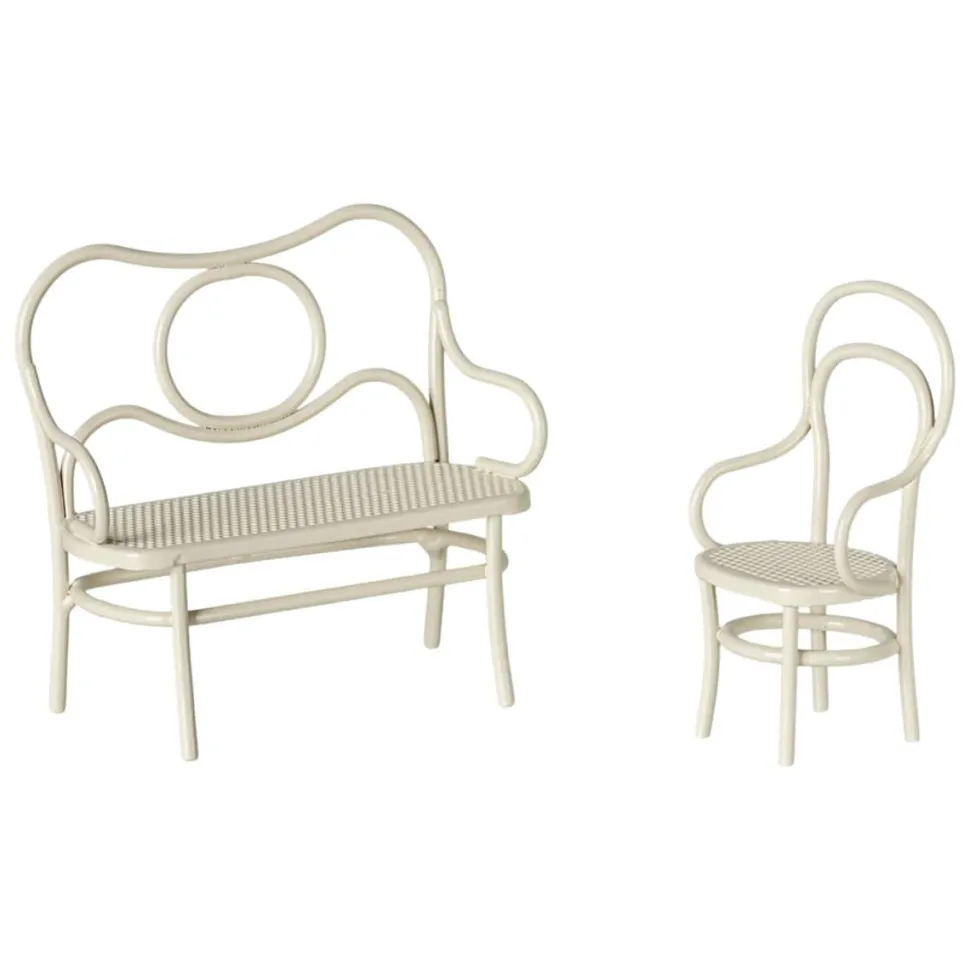 Maileg Cafe Set Mouse Small off-white