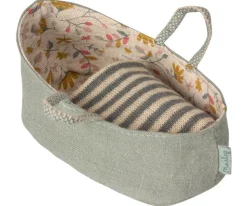 Maileg Carry Cot My Dusty Green