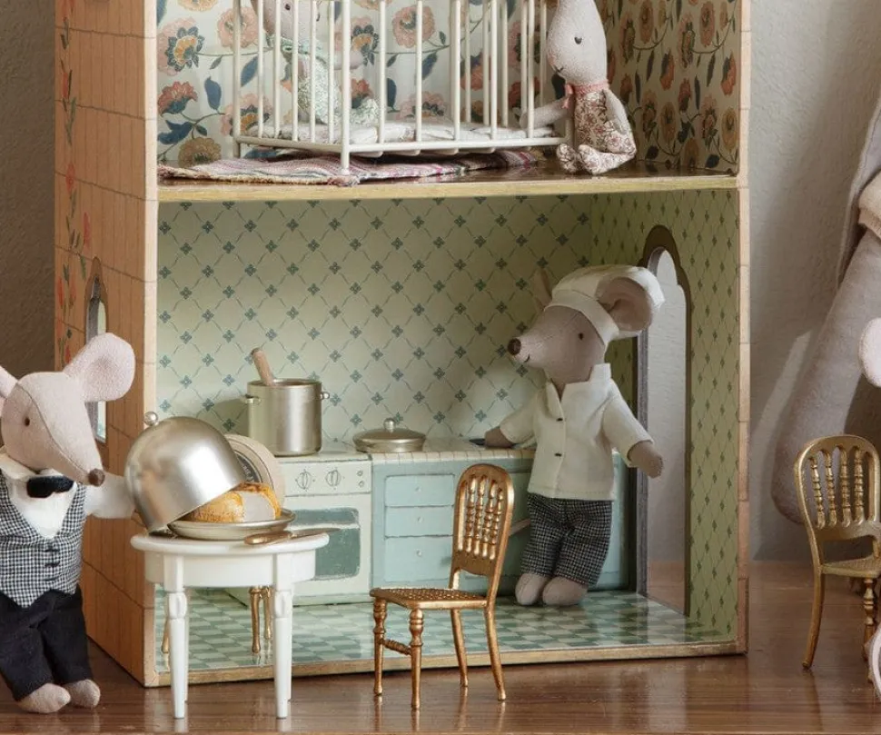 Maileg Chef Mouse with Pot & Spoon