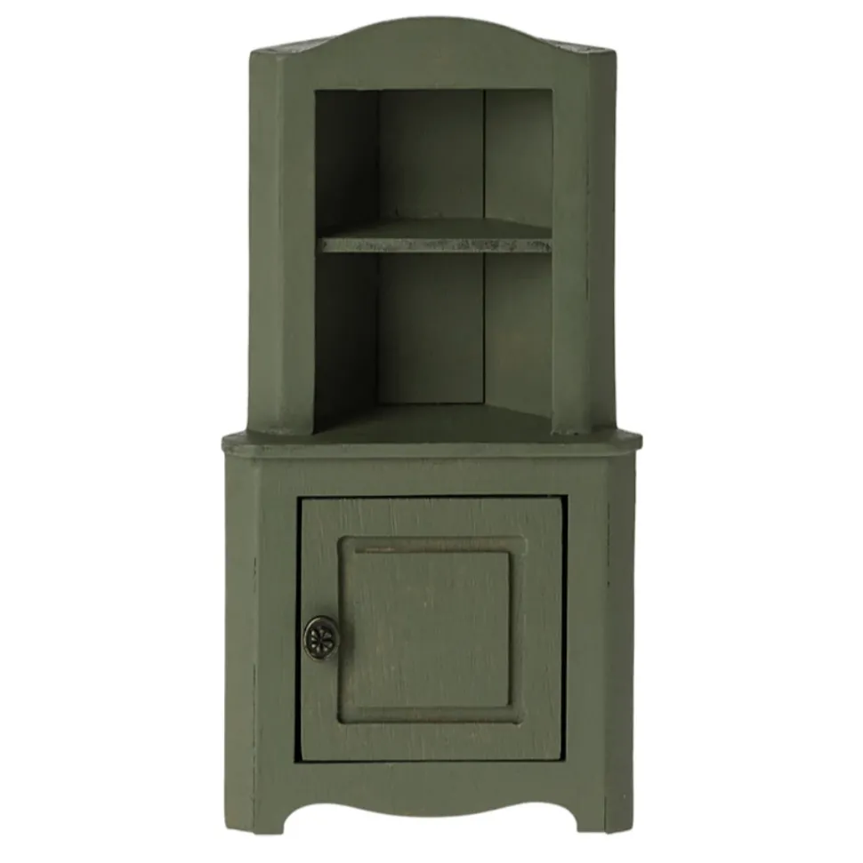 Maileg Corner Cabinet Mouse dark green