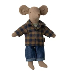 Maileg Dad Mouse Light Brown