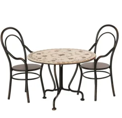 Maileg Dining Table Set with 2 Chairs