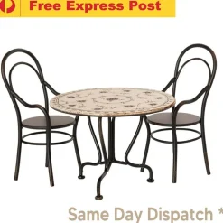 Maileg Dining Table Set with 2 Chairs
