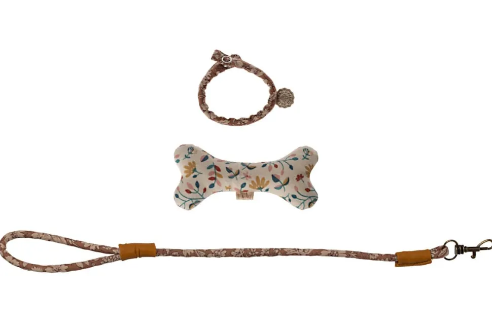 Maileg Dog Plush Accessories in Tin Rose