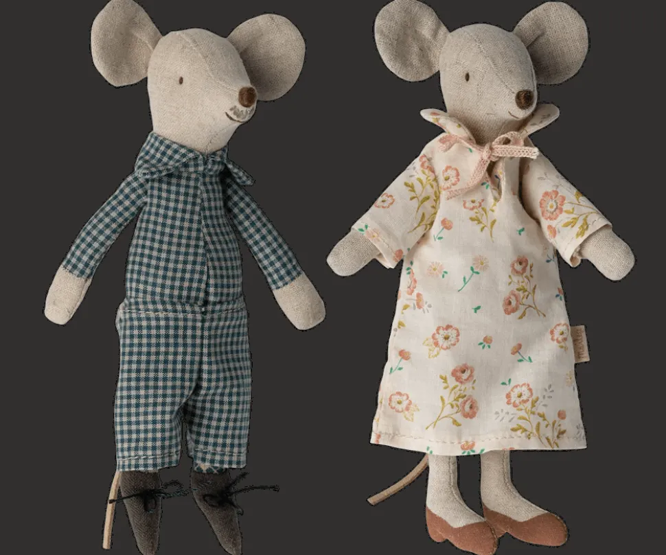 Maileg Grandma And Grandpa Mice in Box