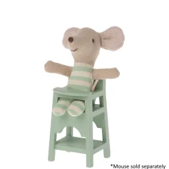 Maileg High Chair for Mouse Mint