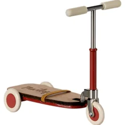 Maileg Kick Board Scooter Mouse Red