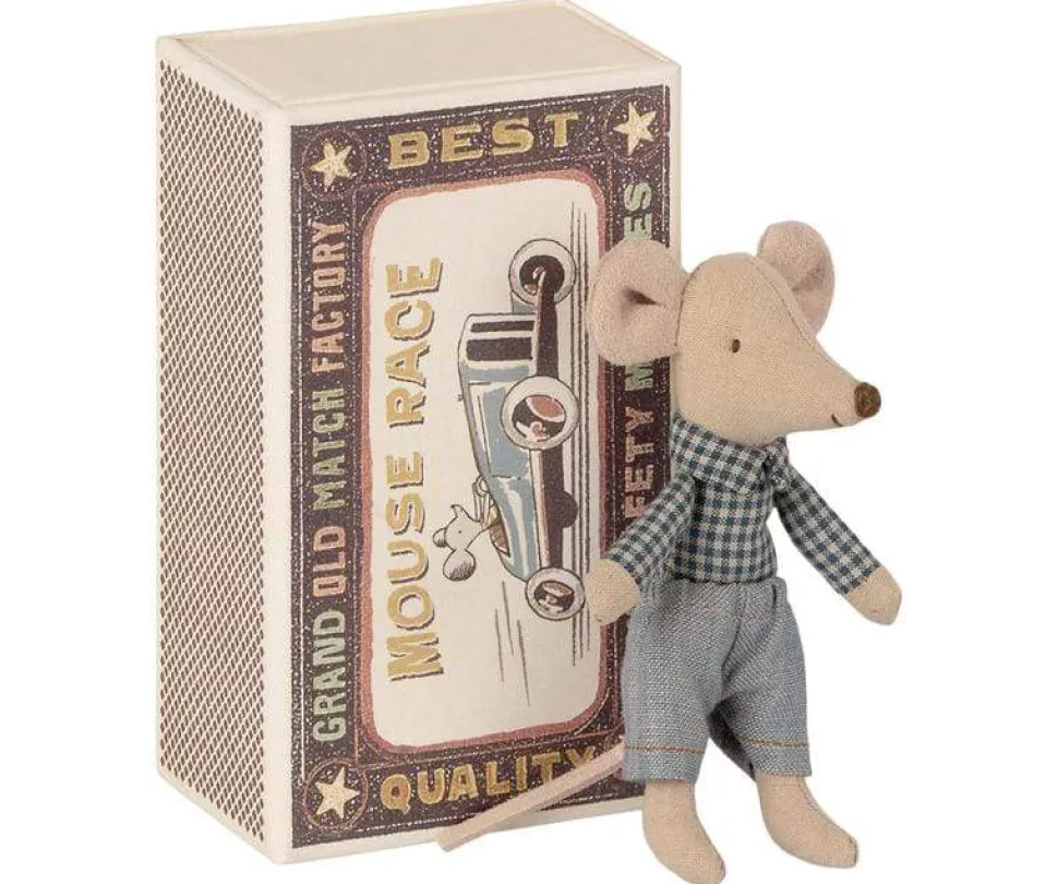 Maileg Little Brother Mouse in box