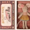 Maileg Little Sister Mouse in Box