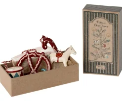 Maileg Metal Ornament Set Peter's Christmas New