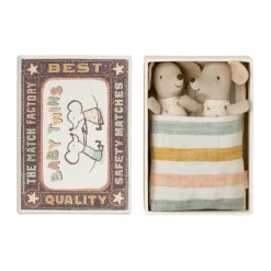 Maileg Mice Twins Baby In Box