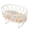 Maileg Micro Cradle with Sleeping Bag White