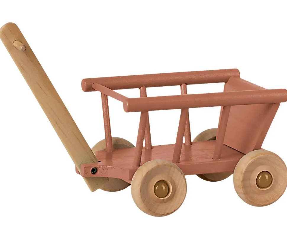 Maileg Micro Wagon Dusty Rose