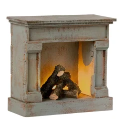 Maileg Miniature Fireplace Vintage Blue
