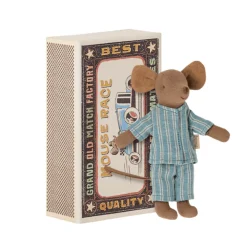 Maileg Mouse Big Brother Brown in box