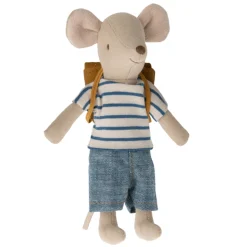 Maileg Mouse Tricycle Big Brother with Bag