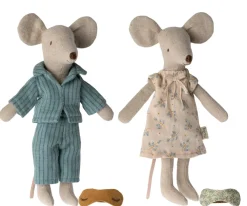 Maileg Mum and Dad Mice in Cigarbox