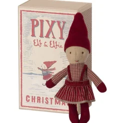 Maileg Pixy Elfie in Matchbox