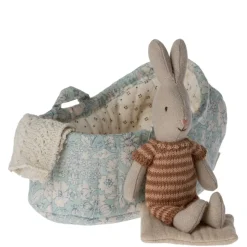 Maileg Rabbit in Carry Cot Micro assorted