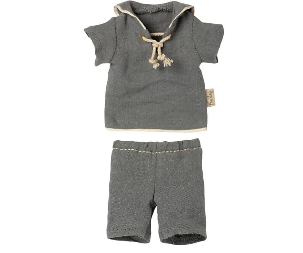 Maileg Rabbit size 1 Sailor Dusty Blue