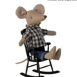 Maileg Rocking Chair Mouse Anthracite