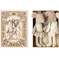 Maileg Royal Twin Mice in Matchbox 2025