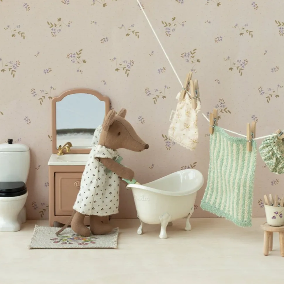 Maileg Sink Dresser Mouse mint