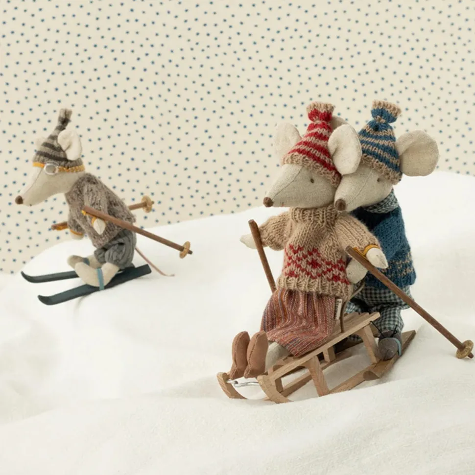Maileg Sled Mouse