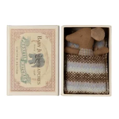 Maileg Sleepy Wakey Baby Mouse in box Rose