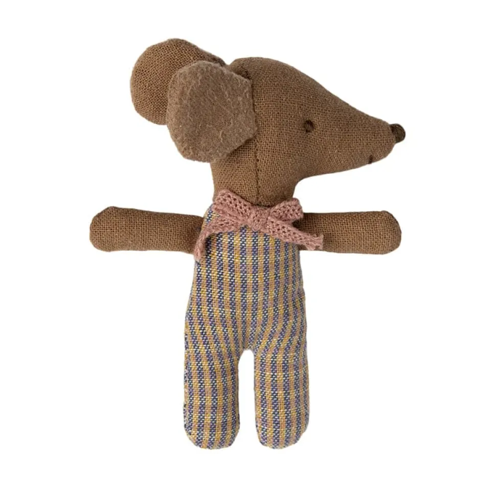 Maileg Sleepy Wakey Baby Mouse in box Rose