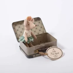Maileg Suitcase Metal Little Miss Mouse