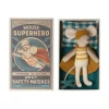 Maileg Super Hero Mouse in Matchbox