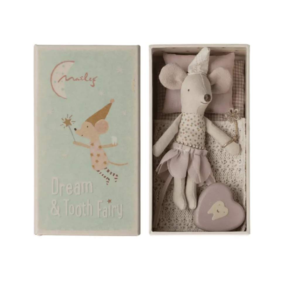 Maileg Tooth Fairy Mouse Little Sister in box